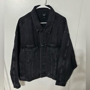 Edwin black denim jacket NWT